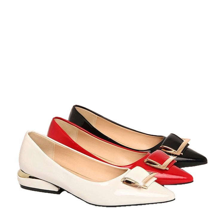 OrthoCare Soft Leather Pumps With Chunky Heel
