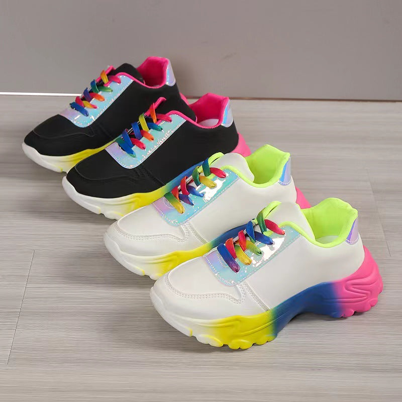 OrthoCare Rainbow Sports Sneakers - Unique Style And Comfort