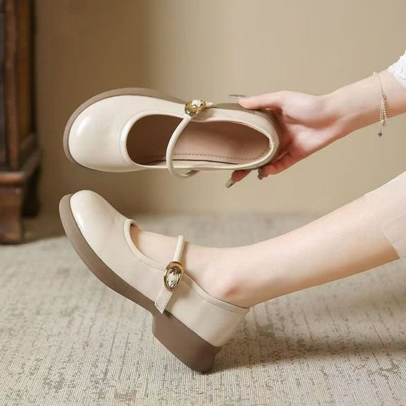 Jane | Orthopedic Classic  Comfort Flats with Adjustable Strap