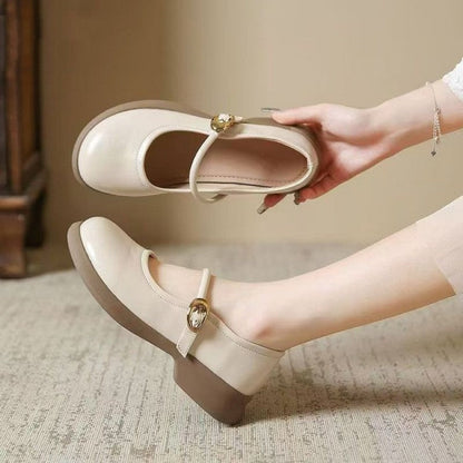 Jane | Orthopedic Classic  Comfort Flats with Adjustable Strap