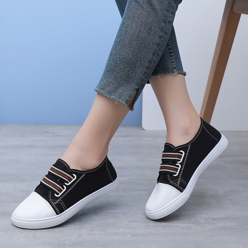 OrthoCare Casual Canvas Slip-On Sneakers – Lightweight Everyday Comfort Shoes