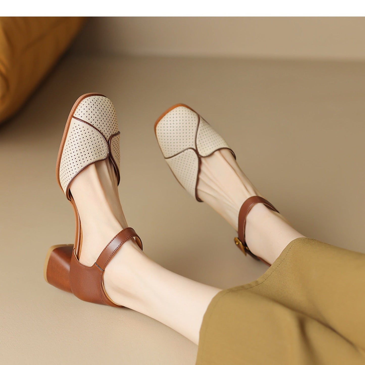 Belenia | Women’s Orthopedic Vintage Mary Jane Block Heel Shoes