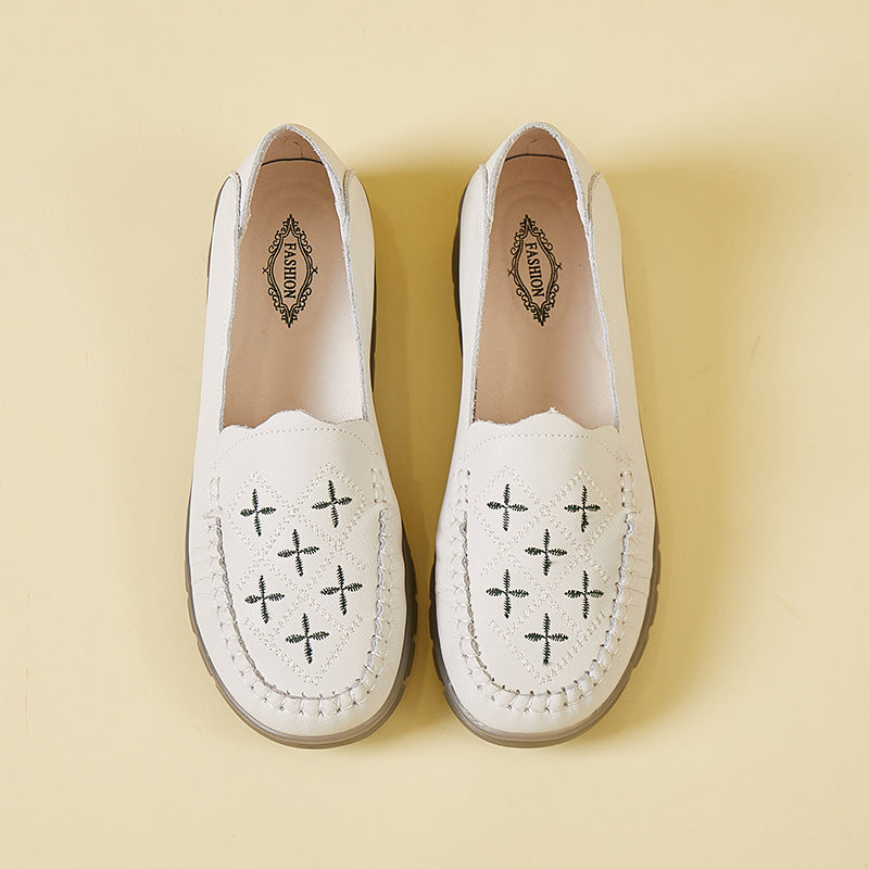 OrthoCare Women’s Perforated Loafers – Breathable Lightweight Comfort Slip-On Shoes