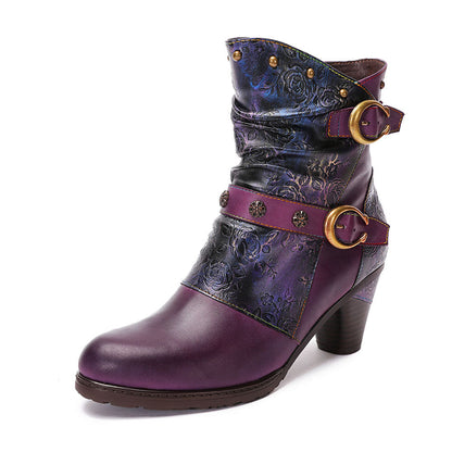 OrthoCare Retro Boots - Artisanal Comfort Design