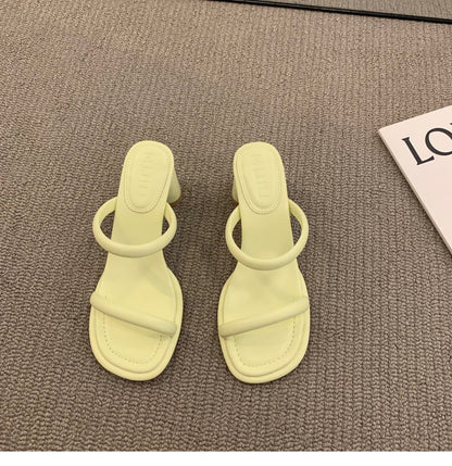 Viretta | Women’s Orthopedic Minimalist Block Heel Mule Sandals