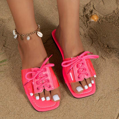 OrthoCare Bow Comfort Slide Sandals