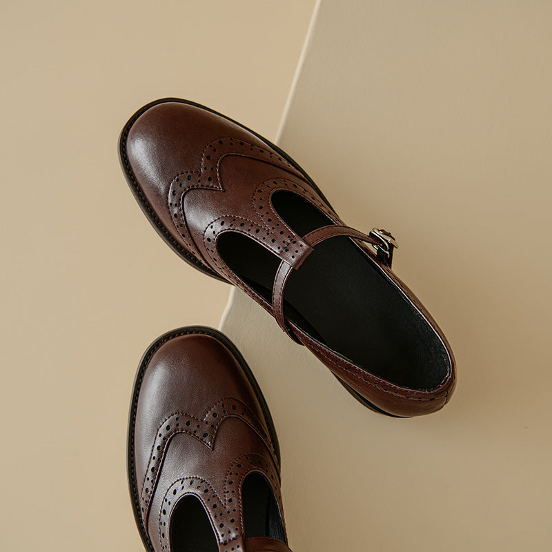 OrthoCare Mary Jane Shoes - T-Strap Comfort