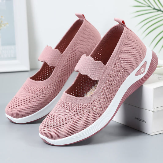 OrthoCare | Breathable Mary Jane Walking Sneakers