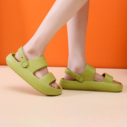 OrthoCare Unisex Adjustable Sandals With A 3Cm Thick Sole
