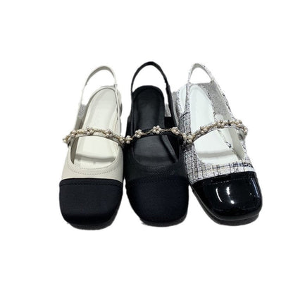 OrthoCare Flat Shoes - Square Toe Elastic Band