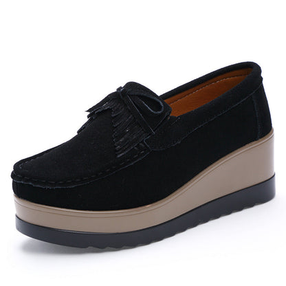 OrthoCare Shoes With Fringe Bow Design - Comfort And Elegance