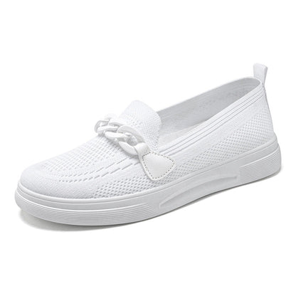 OrthoCare Chain Flats - Slip-On Comfort Shoes