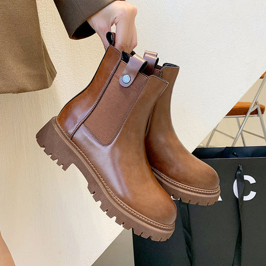 Elsa | Orthopedic Chunky Chelsea Ankle Boots
