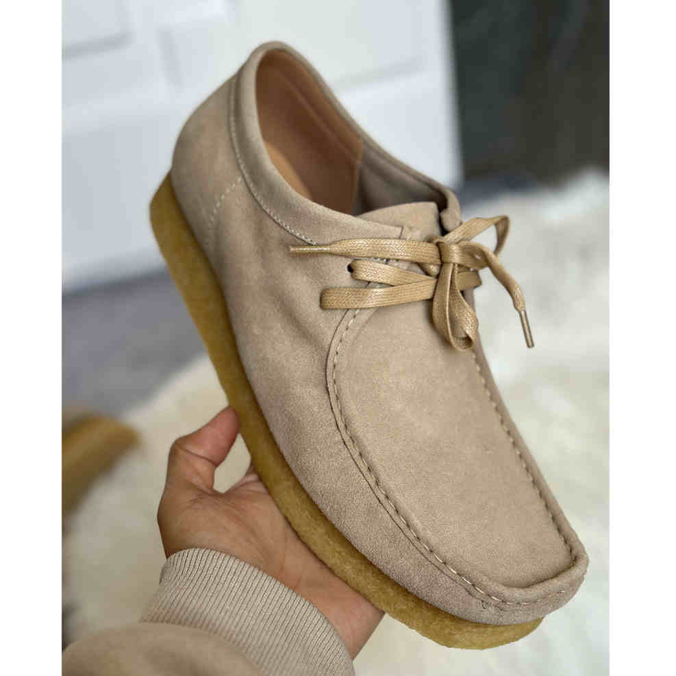 OrthoCare Leather Lace-Up Shoes With A Thick, Unique Sole