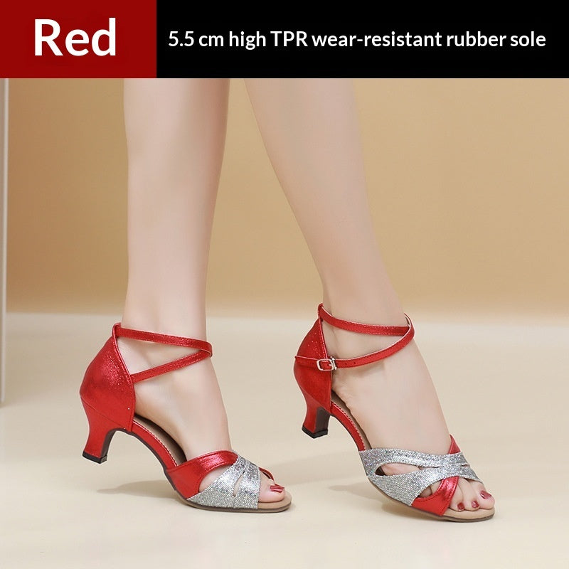 OrthoCare Synthetic Suede Latin Dance Shoes