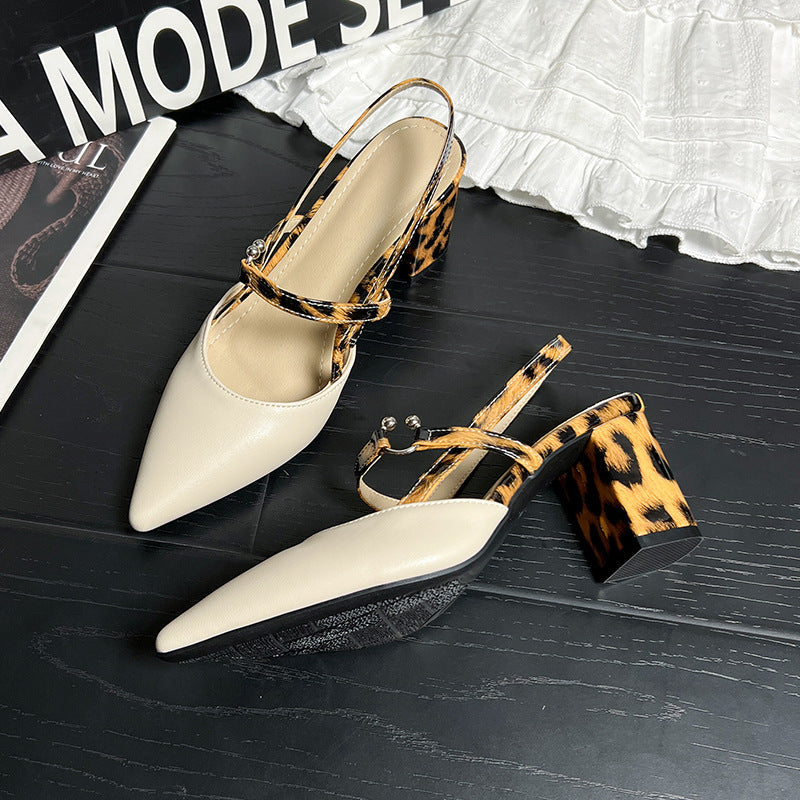 OrthoCare Trendy Open-Toe Heeled Shoes For Summer -