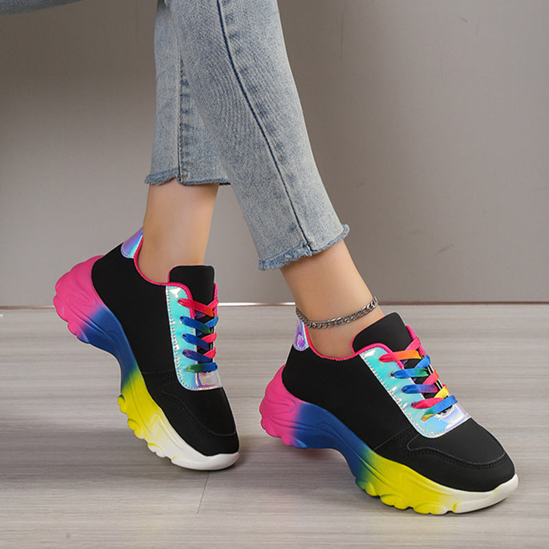 OrthoCare Rainbow Sports Sneakers - Unique Style And Comfort