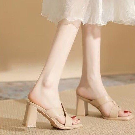 OrthoCare Sandals - Open Toe Chunky Heel Comfort