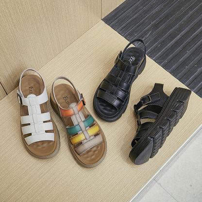 Tessara | Women’s Orthopedic Colorblock Platform Gladiator Sandals