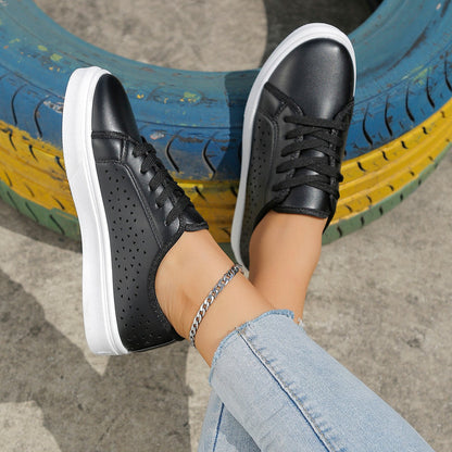OrthoCare Cutout Flat Shoes - Unique Elegance
