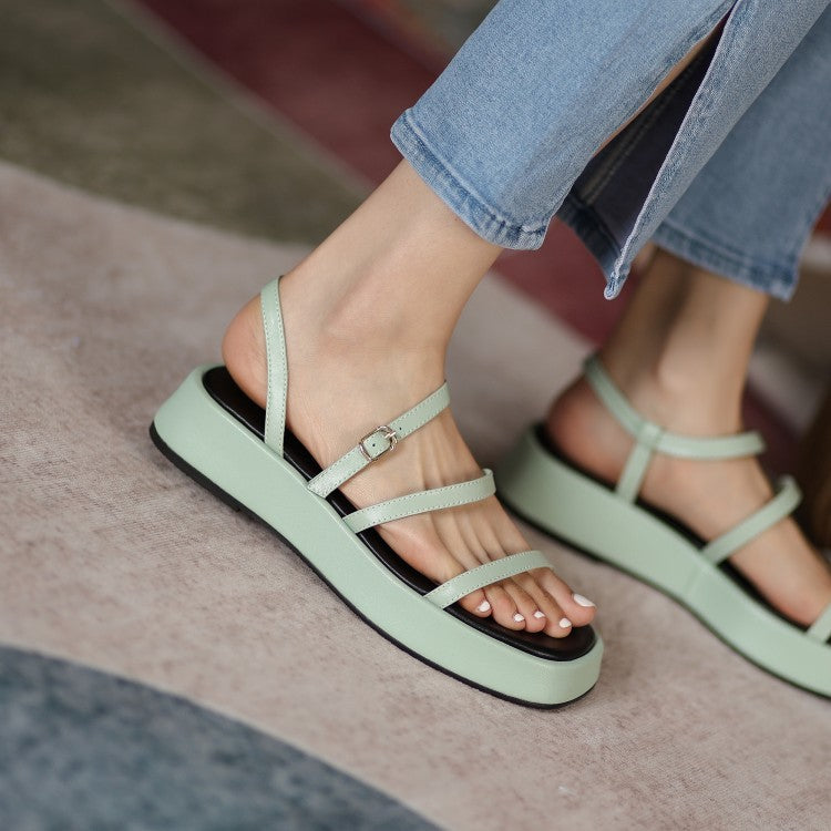 Zaylee | Women’s Orthopedic Multi-Strap Platform Comfort Sandals