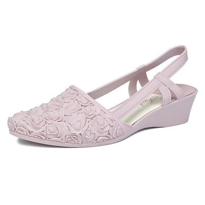 Serenity | Women’s Orthopedic Floral Lace Slingback Flats