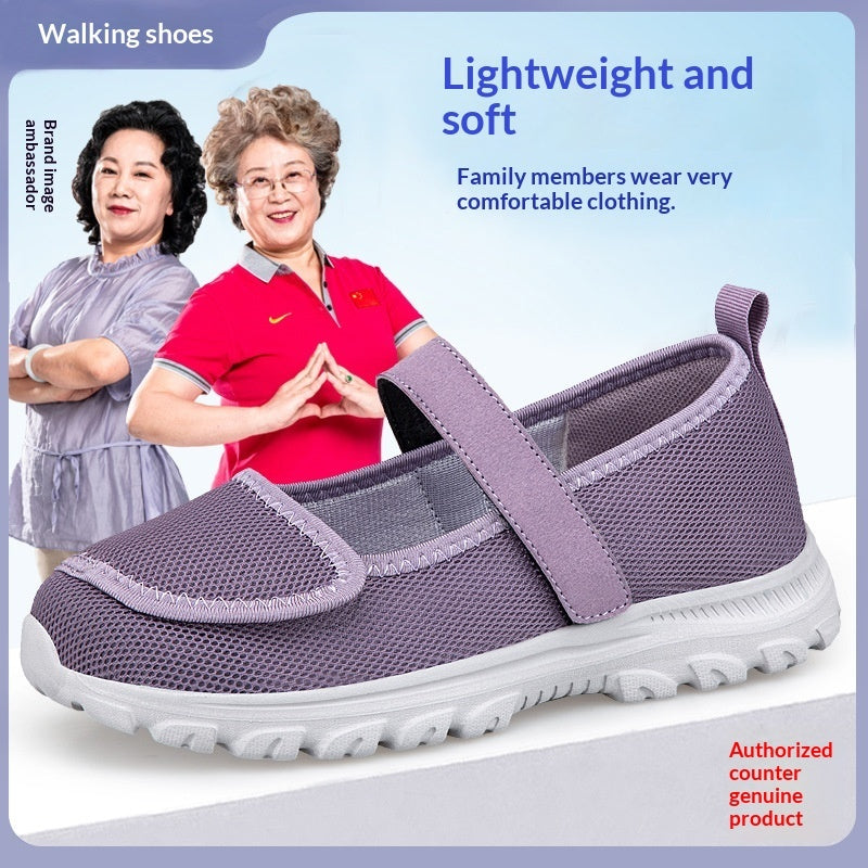 OrthoCare Granny Wide-Toe Mesh Shoes For Summer