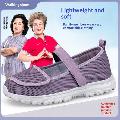 OrthoCare Granny Wide-Toe Mesh Shoes For Summer