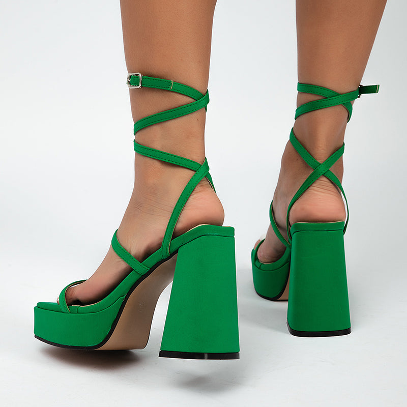 OrthoCare Chunky Heel Sandals - Unique Summer Fashion