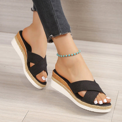 OrthoCare Hemp Wedge Sandals - Summer Uniqueness