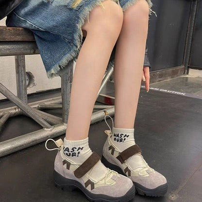 Azelene | Women’s Orthopedic Chunky Hook & Loop Sneakers