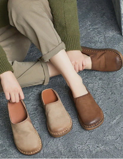 Maren | Orthopedic Soft Leather Slip-On Comfort Mules