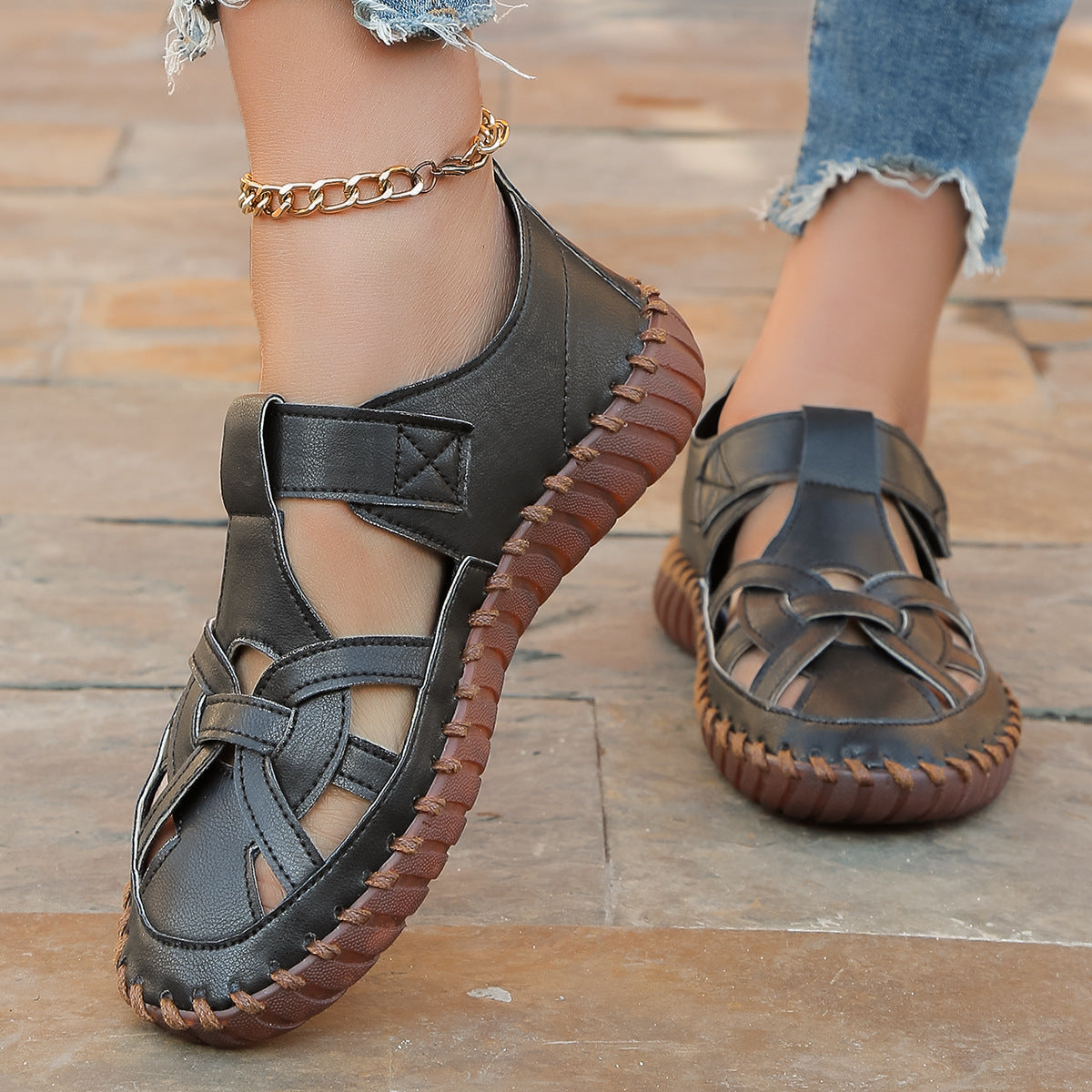 Orthopedic Closed-Toe Fisherman Sandals