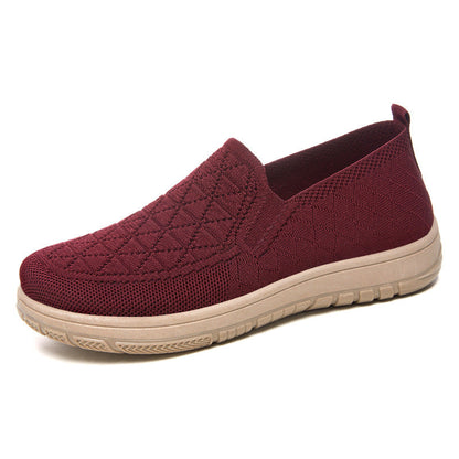 OrthoCare Women’s Slip-On Comfort Shoes – Lightweight Breathable Walking Flats