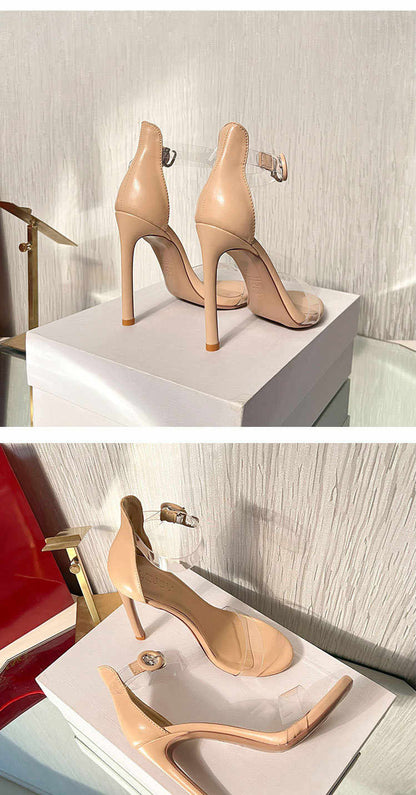 OrthoCare Transparent Wedge Sandals