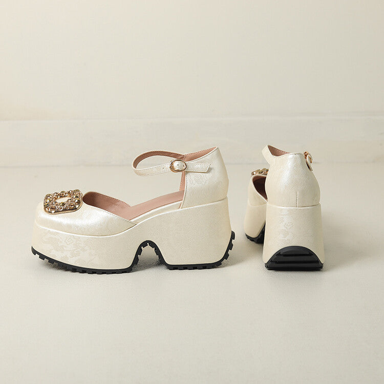 Celinea | Women’s Orthopedic Platform Mary Jane Heels