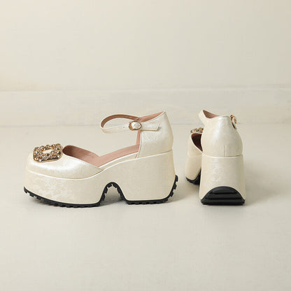 Celinea | Women’s Orthopedic Platform Mary Jane Heels