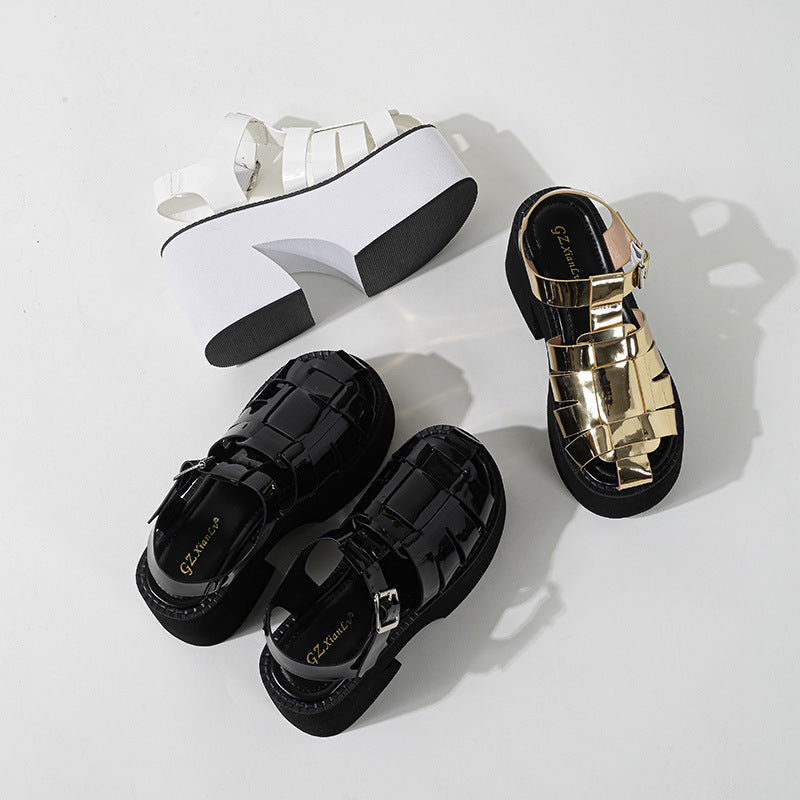Qadira | Women’s Orthopedic Platform Fisherman Block Heel Sandals
