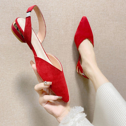 OrthoCare Plus Size Open Low Heel Sandals
