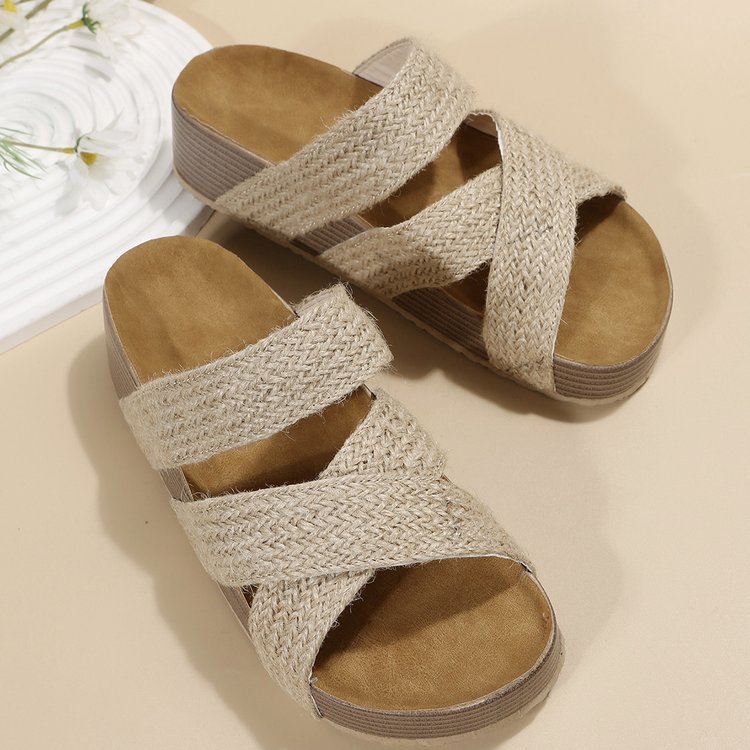 OrthoCare Summer Sandals With Braided Straps - Unique And Elegant