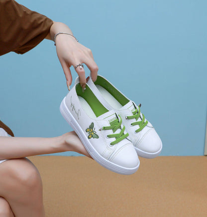 Ginevieve | Women’s Orthopedic Embroidered Casual Sneakers