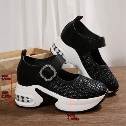 OrthoCare Woven Wedge Shoes - Breathable Support
