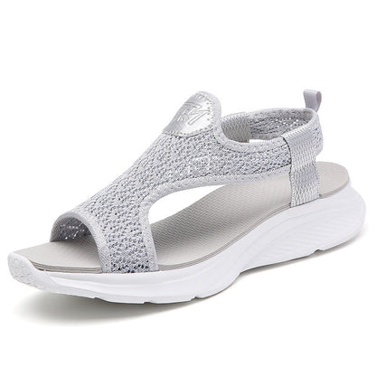 Uliana | Women’s Orthopedic Rhinestone Mesh Comfort Sandals