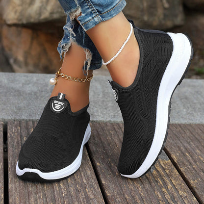 Orthopedic Slip-On Running Sneakers – Breathable Lightweight Comfort Walking Shoes