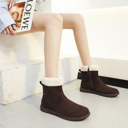 OrthoCare Women’s Retro Cotton-Padded Flat Boots