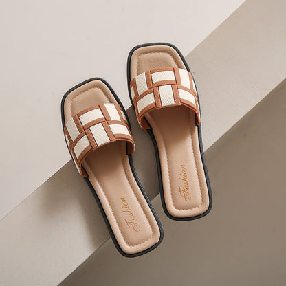 OrthoCare Woven Comfort Slide Sandals