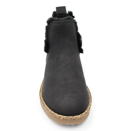 OrthoCare Leopard Suede Boots - Warm & Supportive