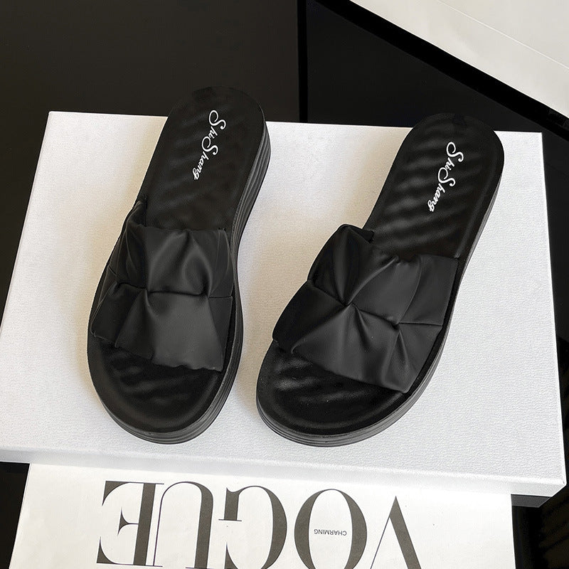 OrthoCare | Cushioned Cross Strap Slide Sandals