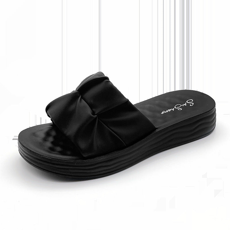 OrthoCare | Cushioned Cross Strap Slide Sandals