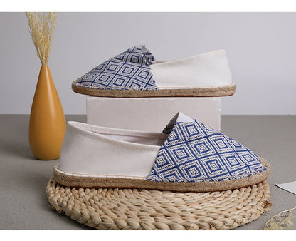 OrthoCare Men and Women’s Espadrille Slip-On Flats – Breathable Casual Summer Shoes